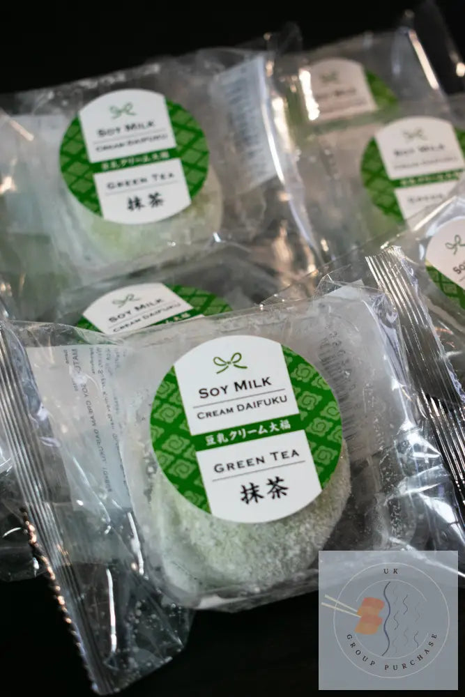 Matcha Soy Cream Daifuku 抹茶大福(10個X60G)