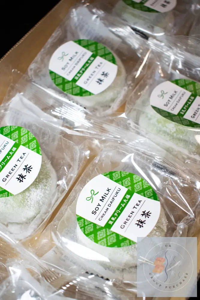 Matcha Soy Cream Daifuku 抹茶大福(10個X60G)