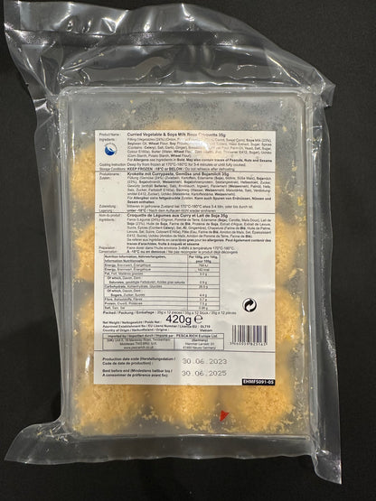 Curried Vegetable Croquette 蔬菜咖喱炸薯餅（12個x35g）