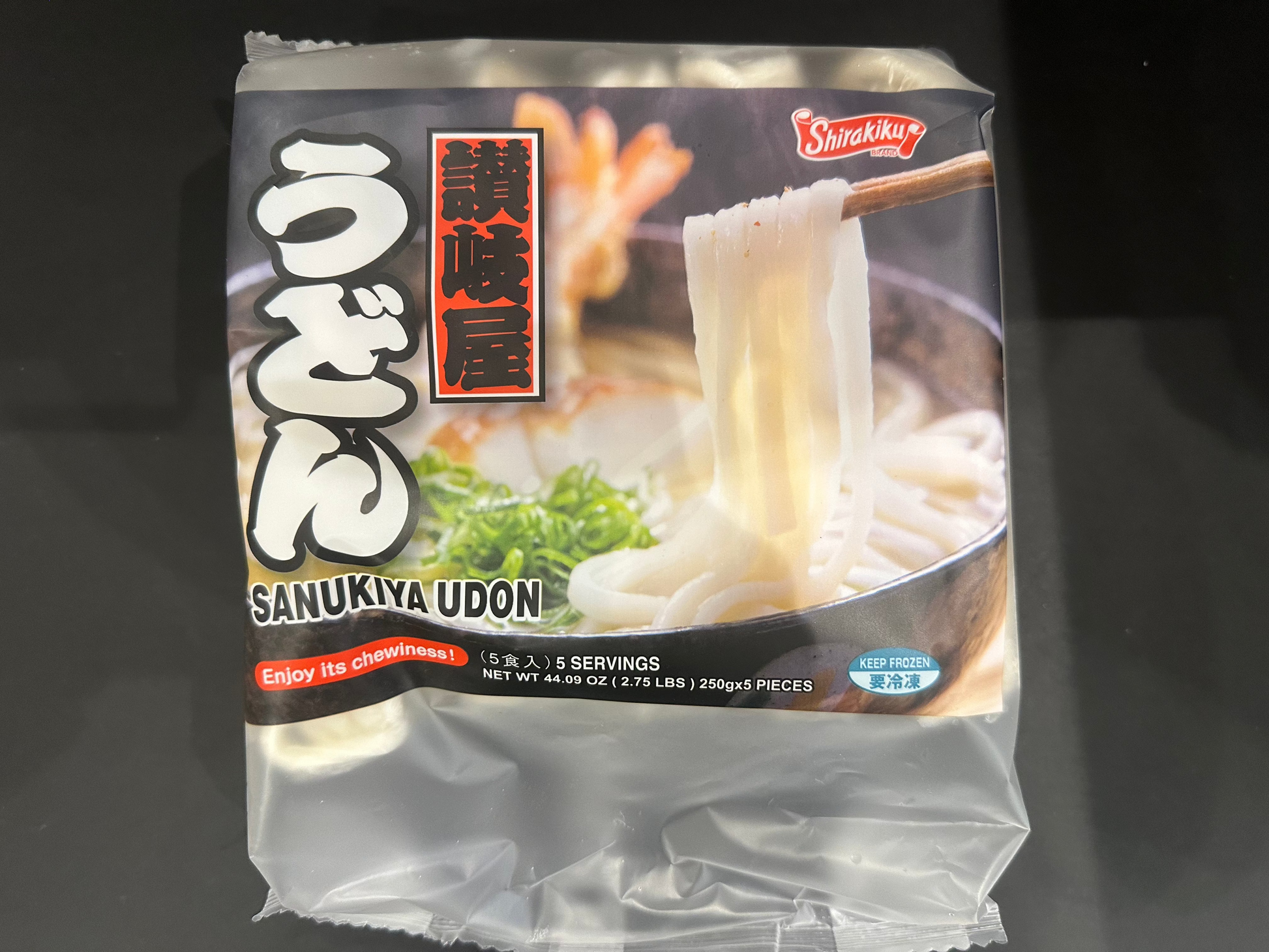 Shirakiku Frozen Udon Noodle急凍烏冬 5包x250g (基於速遞包裝限制,每張訂單最多訂取四包烏冬) – UK ...