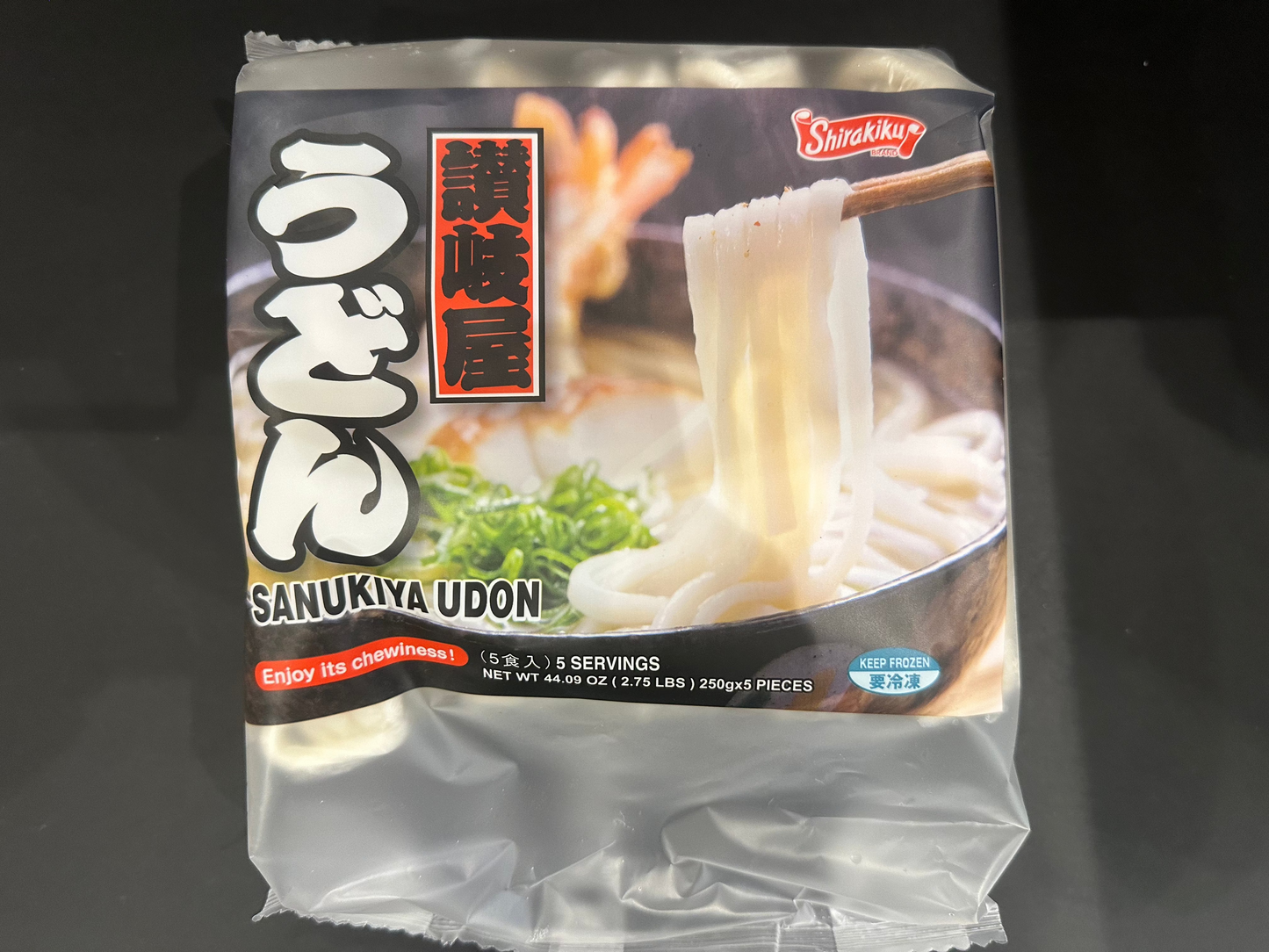 Shirakiku Frozen Udon Noodle急凍烏冬 5包x250g