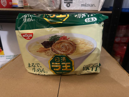 日清拉王-豬骨味湯麵（五包）