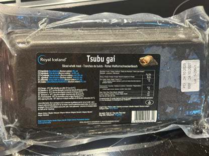SLICED TSUBUGAI WHELK MEAT 螺片160G