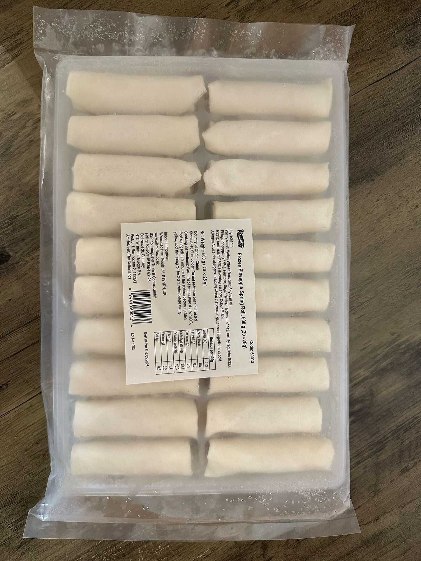 Crispy Spring Roll 炸春卷 20x25g